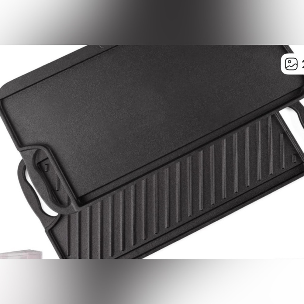 Cuisinel Cast Iron Reversible Griddle - Picture 2 of 2